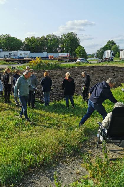 Inzaaien bloemenweide