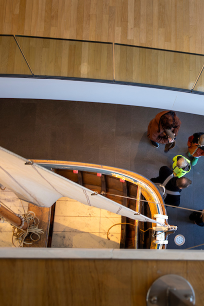 Bezoekers Fries Scheepvaartmuseum